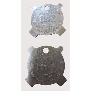 2 Sears Craftsman 4-Way Pocket Screwdriver Keychain Tool Vintage Made In USA•40